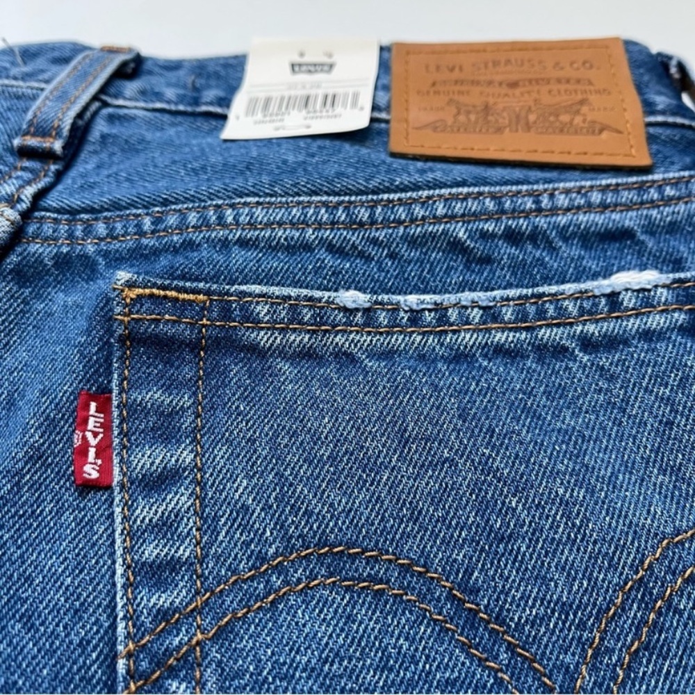 Levi's Premium Wedgie Straight Jeans Size 27 - Picture 9 of 12